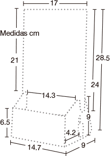 XM8 exhibidor toma uno formato media carta vertical :Toma uno de cartón