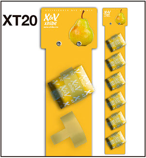 XT18 Tira de impulso caple PVC 6 canastillas